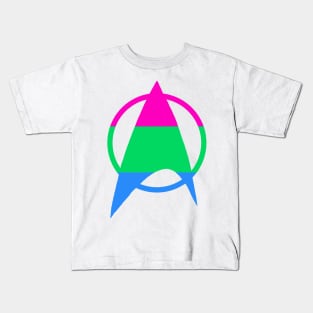 Polysexual Starfleet Pride Kids T-Shirt